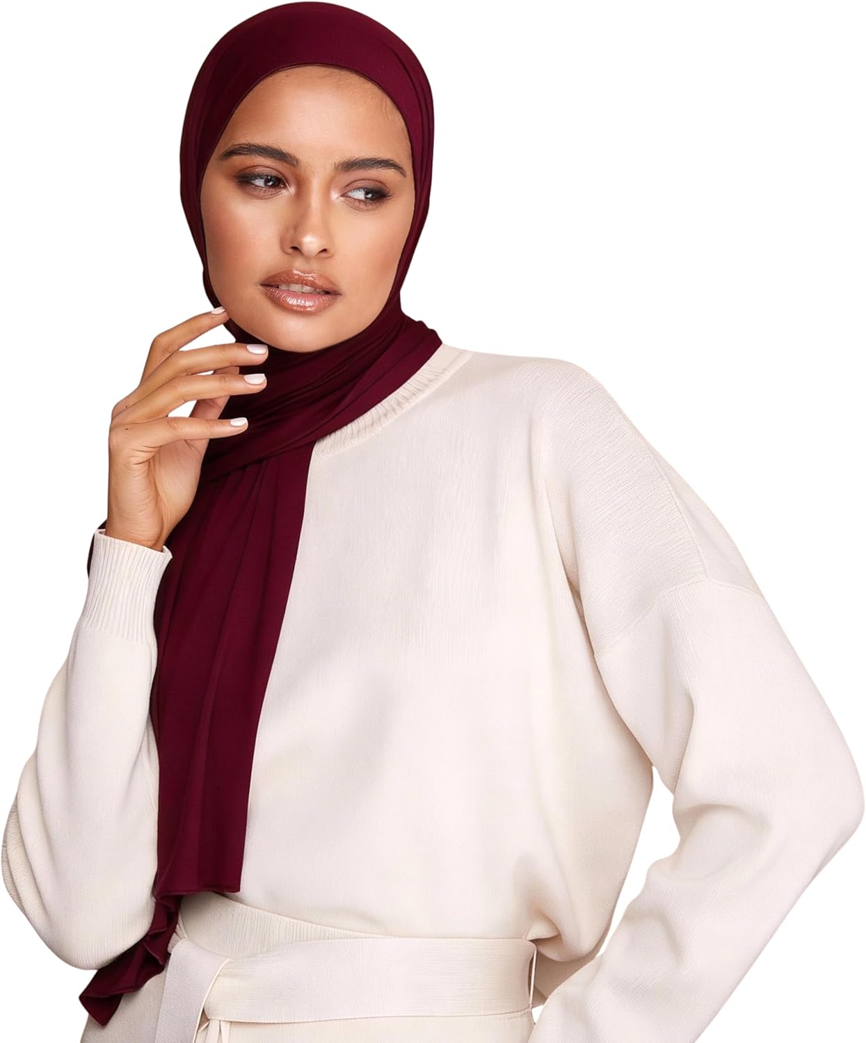 VOILE CHIC Premium Jersey Hijab Scarf For Women - Islamic Head Scarf Wrap Hijabs