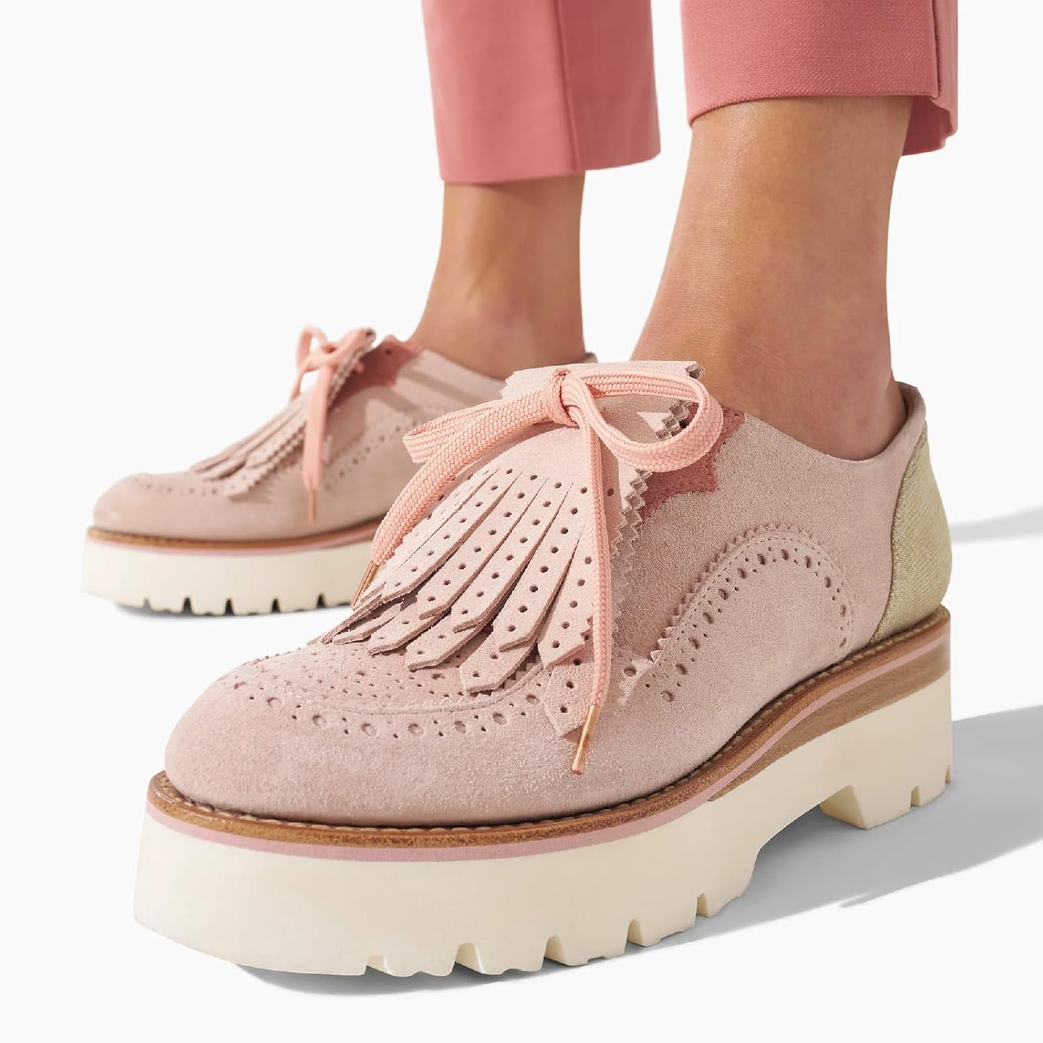 Kiltie shoe Topper for Golf Shoes | Luxe Fringe Accessory Brogue Oxfords Loafers | kilties flaps for Shoes - Image 4