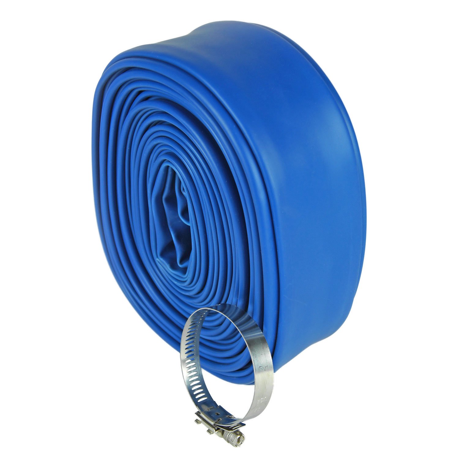 Poolmaster 32170 1-1/2-Inch x 50-Feet Heavy-Duty Backwash Hose, Essential Collection, 1 1/2-inch, Blue