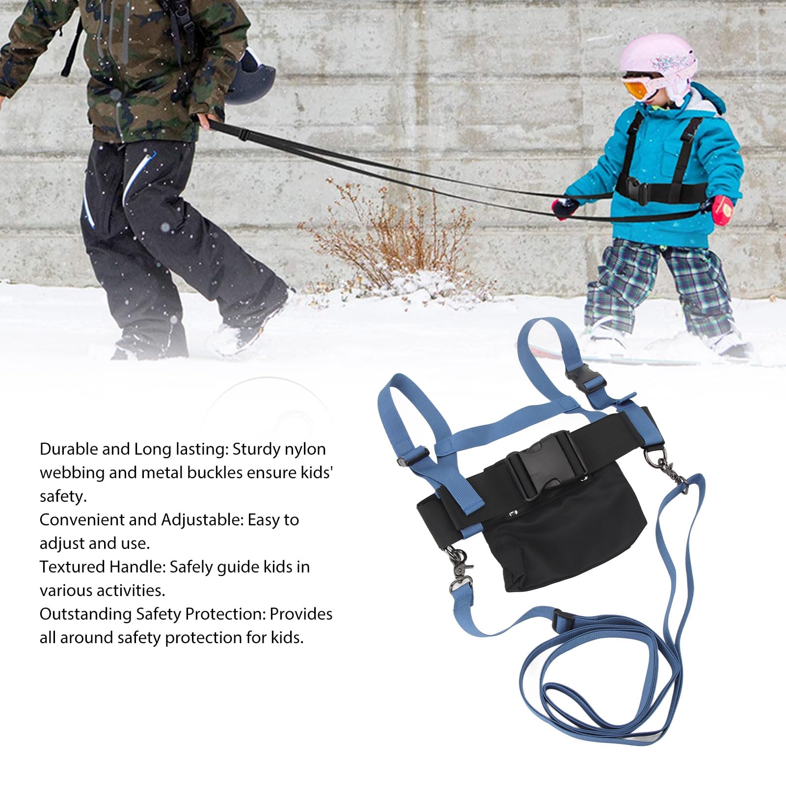 Harnais D'Initiation Ski & Snowboard Enfant – Contrôle Parfait De La Vitesse Et Des Virages, Ultra Résistant Et Sécurisé