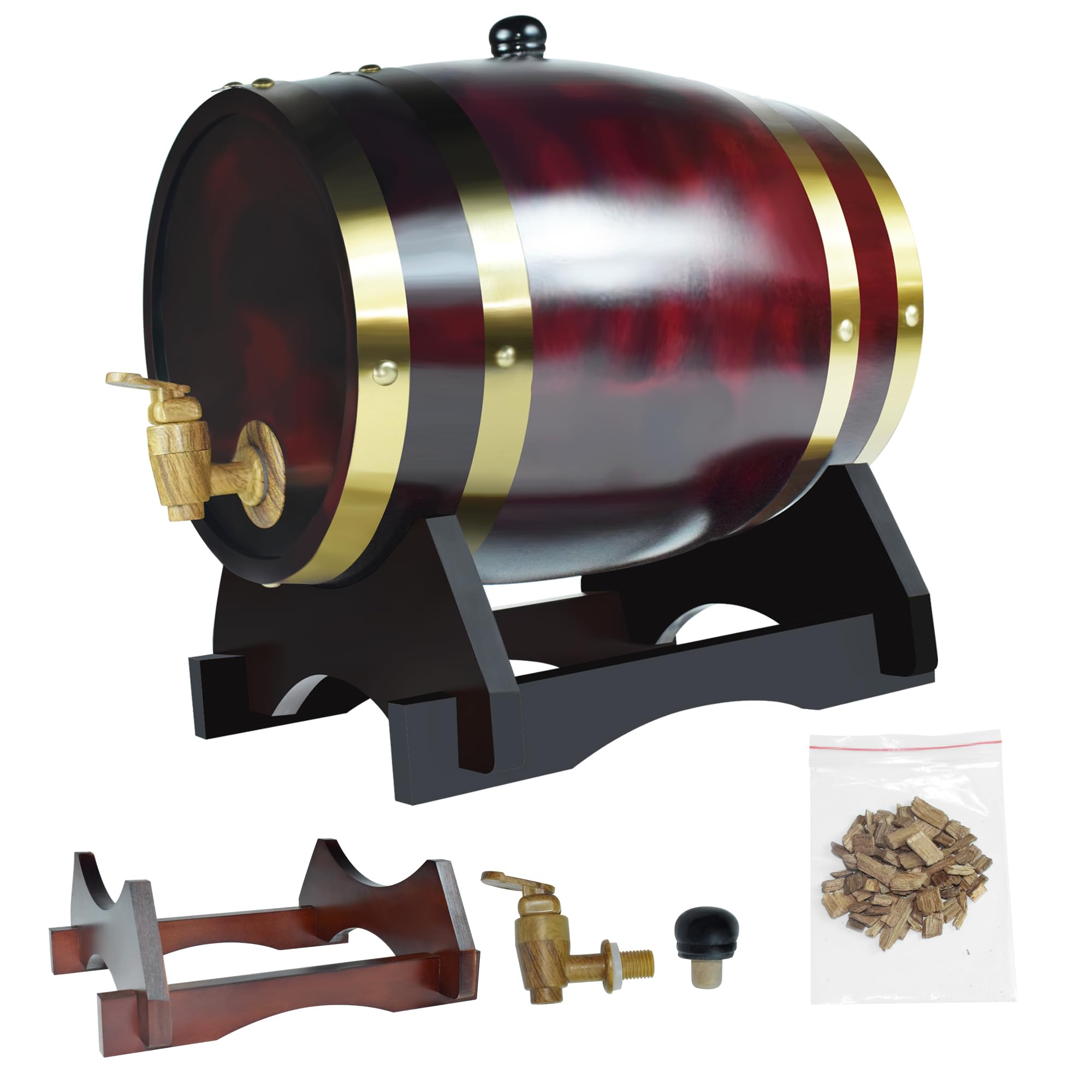 Supporto per dispenser di bevande, adatto a dispenser da 20,3 cm, rotondo, di tipo fisso (non estensibile), gambe inclinate