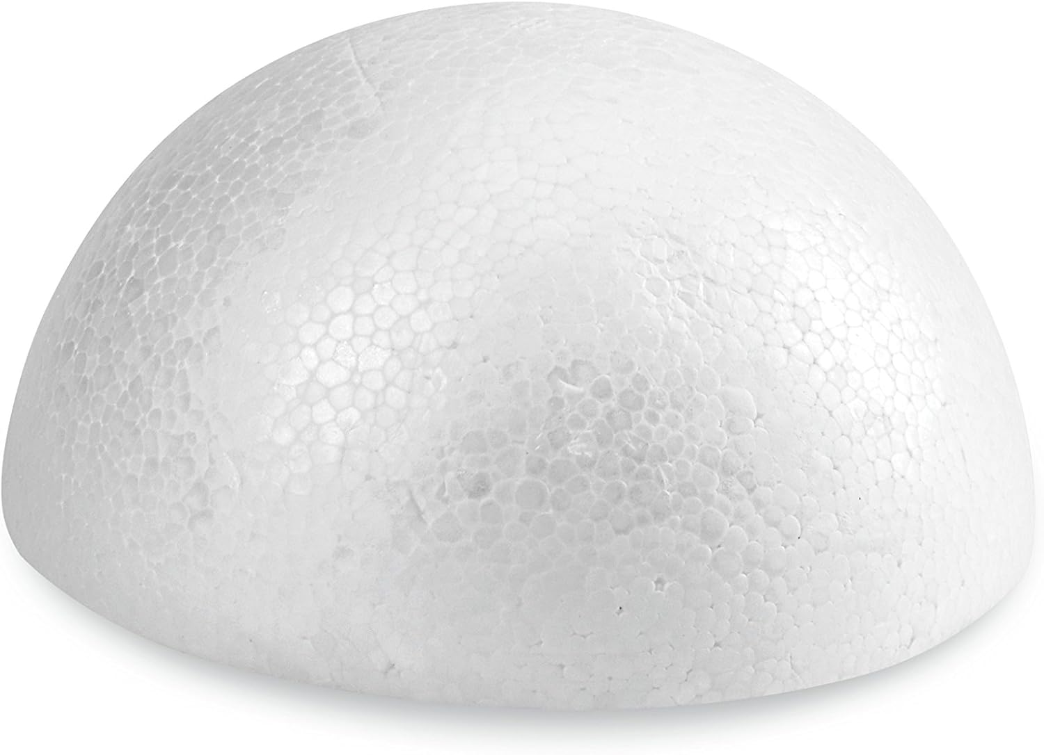 FloraCraft SmoothFoam Half Ball 3.2 Inch x 1.6 Inch White