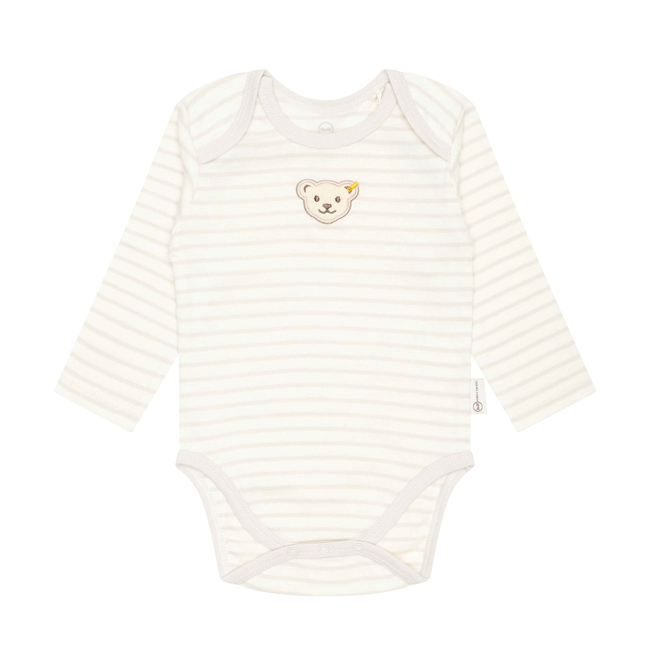 Steiff Unisex Baby Body Amerikanischer Kragen Langarm Unterwäsche (1er Pack)