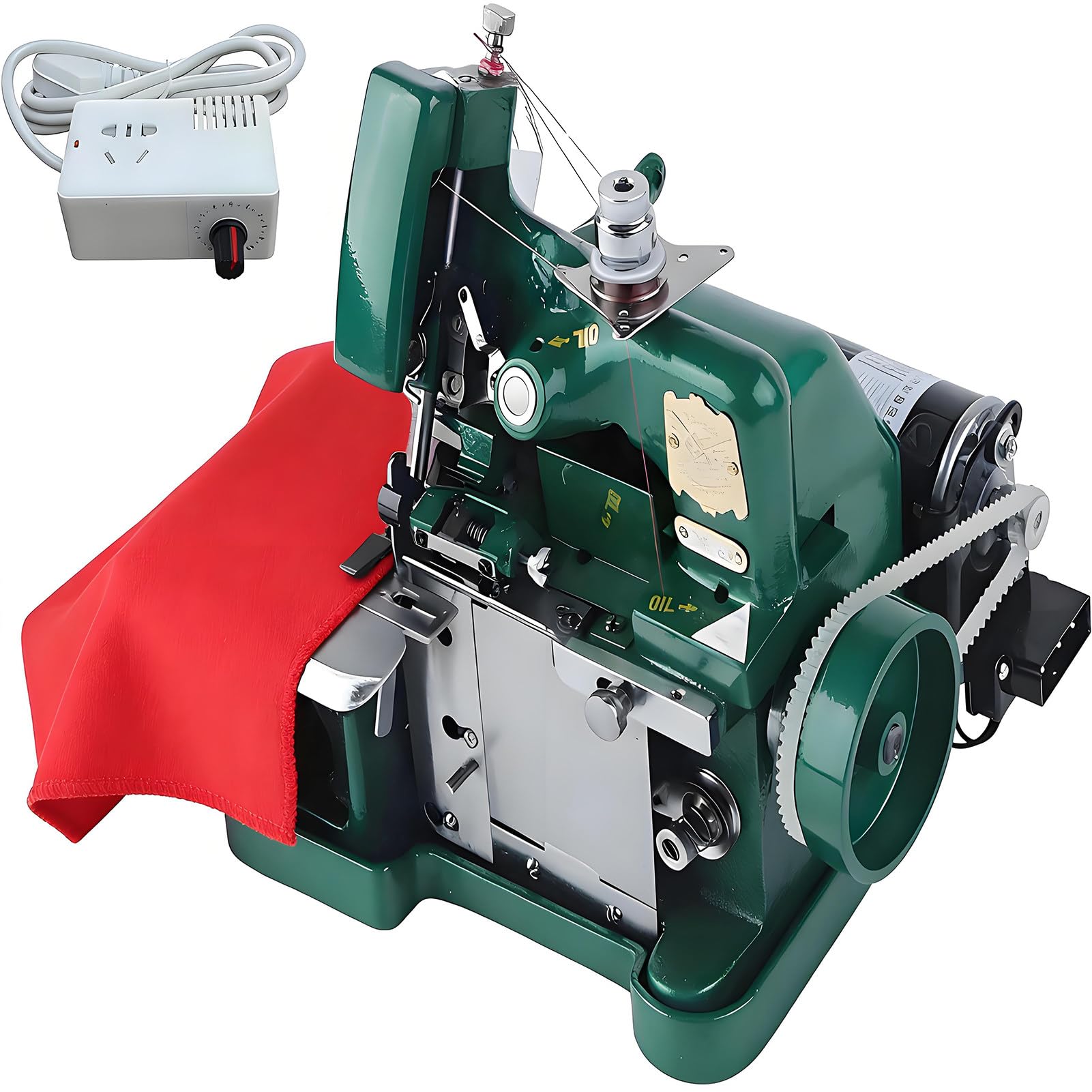 Serger Overlocker Sewing Machine 250W,Overlock Sewing Machine Foot Green