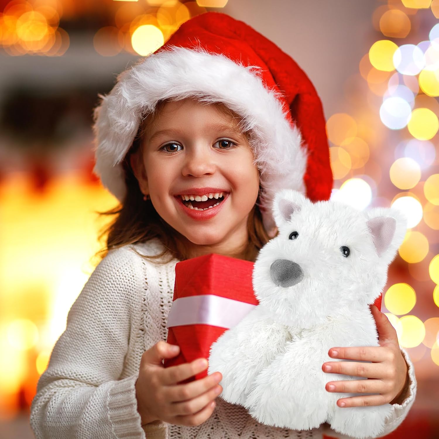 Coolable & Heatable West Highland White Terrier Dog Stuffed Animals for Kids & Adult, Westie Puppy Plush Toys Microwavable Heating Pad for Soothing & Period, Lavender Plushies for Anxiety - Image 8