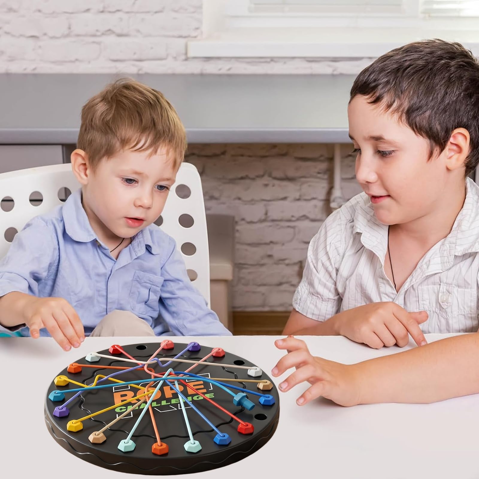 Gioco Da Tavolo - Puzzle Attorcigliato, Nodi Cerebrali, Corda Districante Gioco Knot Puzzle Game, Giocattolo Strategico Da Tavolo Divertente E Impegnativo Per La Notte In Famiglia