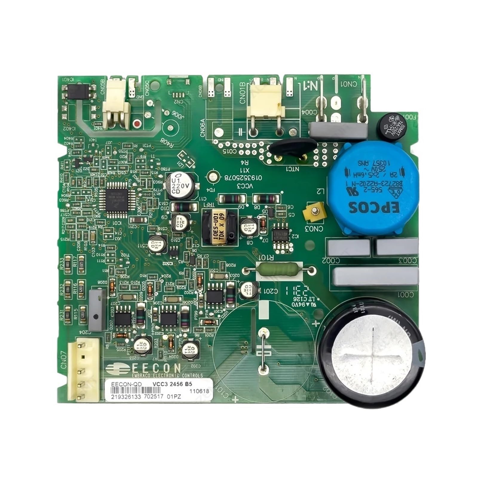 Refrigerator Board ，Compatible For Haier， EECON-QD VCC3 2456 B5 Control Drive PCB 0193525078 electronic control board