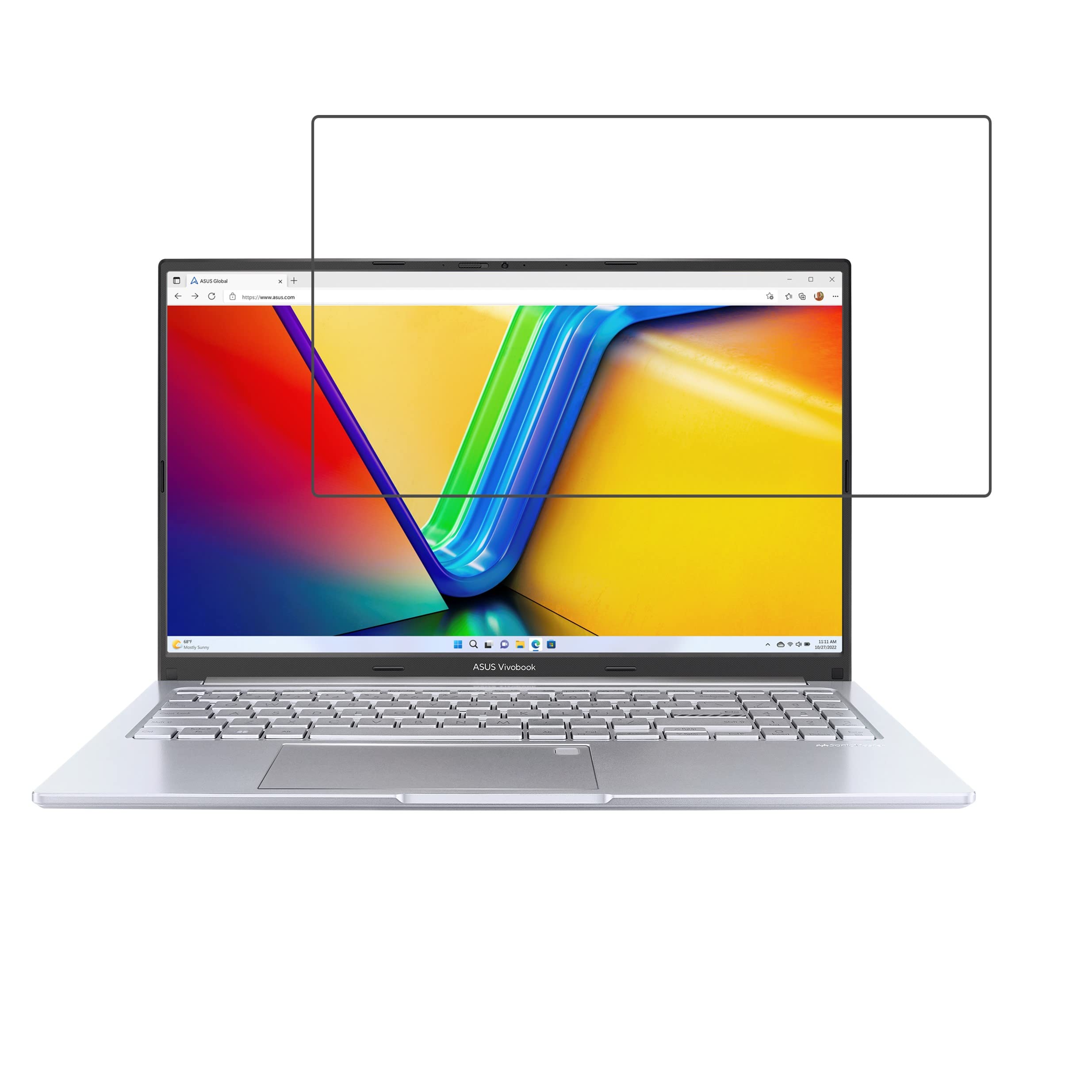 DVTECH® 9H Crystal Clear unbreakable laptop Screen protector for ASUS Vivobook 15 OLED (M1505) (15.6 inch) (Not a Tempered glass) (B0BZW3SQJL) Amazon Price History, Amazon Price Tracker