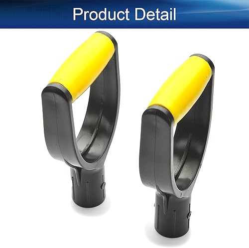 Miniatura 10 de Bettomshin 1 mango de agarre de pala tipo D, diámetro interior de 1-14 pulgadas (32 mm) de repuesto de PVC, mango de agarre Darwins, brazo de ahorro