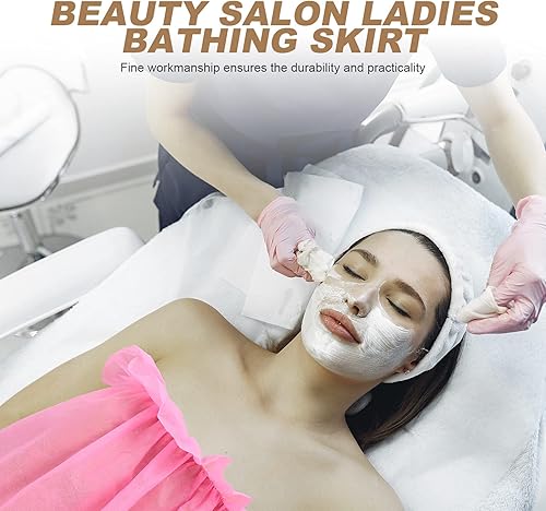 Miniatura 9 de EXCEART 10 toallas de baño desechables de microfibra, bata de baño, toalla de baño para playa, spa, cubierta de baño, toalla de tubo para viajes de