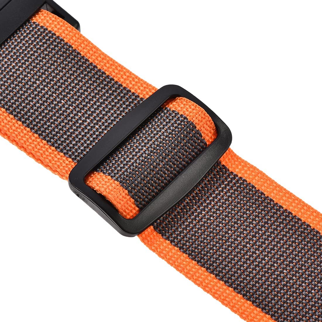 OFUNGO Cinturones for la Seguridad de los Viajes Amplificados Amplificadas Maleta Ajustables Correas, Bloqueo de combinación, 2MX5CM Ajustable PÁGINAS Accesorios de Embalaje de Viaje, Gris Rojo 4pcs.