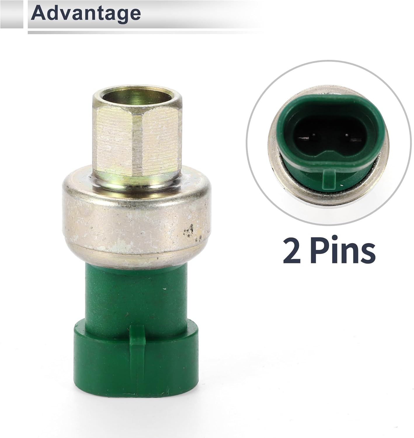 Engine A/C Pressure Switch Sensor for Chevrolet Silverado 1500 1999-2002 Air Conditioning Refrigerant Pressure Transducer No.15966454 1 Pcs