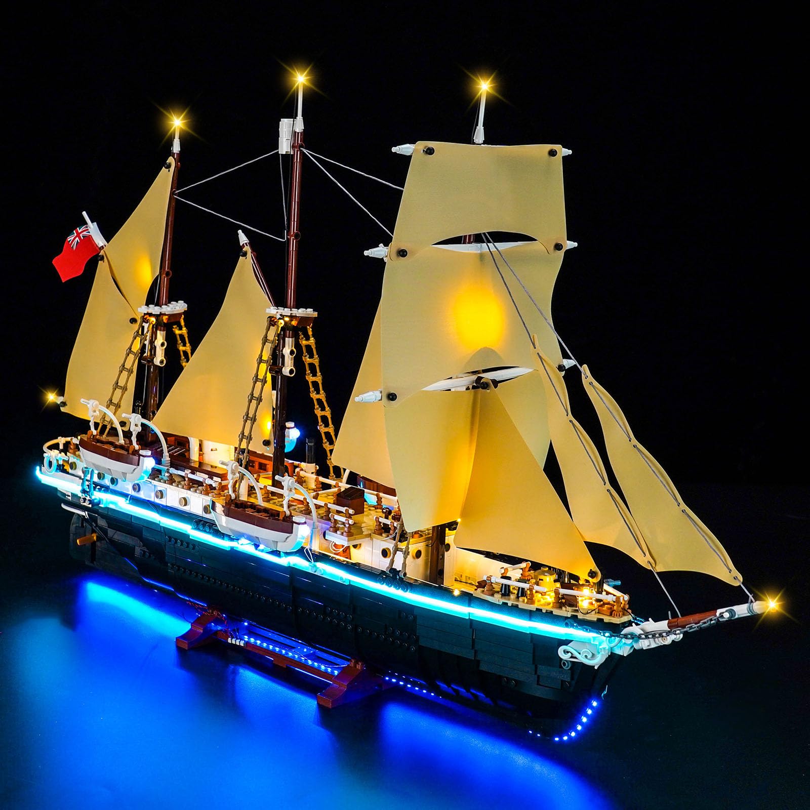 Zestaw oświetleniowy z pilotem zdalnego sterowania, kompatybilny z Lego 10335 The Endurance (nie jest to model), zestaw oświetleniowy LED, kompatybilny z Endurance, kreatywna zabawka