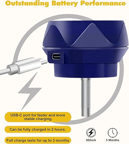 Miniatura 5 de TRELC Pomo de repuesto inteligente para tapa de olla con temporizador de cocina + termómetro + función de alarma de seguridad, tapa universal