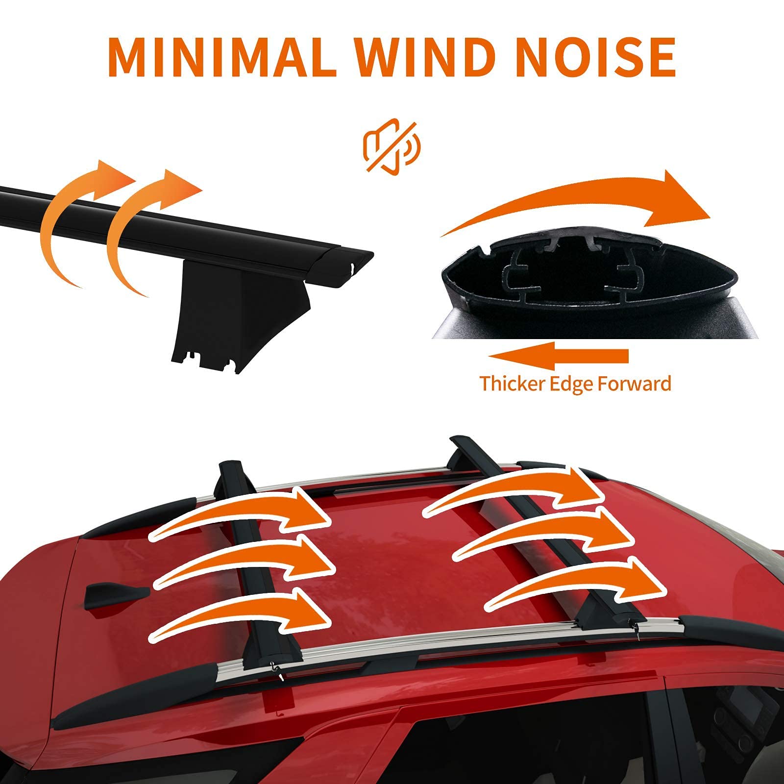 AUXKO Upgraded Cross Bars Roof Racks Compatible for 20112022 Jeep