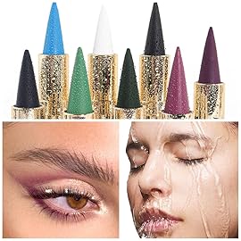 Kaely Light Purple Gel Eyeliner Pencil,Waterproof Smudge Proof Eye Liner Pen,Cat Eye Goth Halloween Makeup,Eye Black Face Paint Lipstick Crayon,Color Colorful Eyeliner Eyeshadow Stick,10