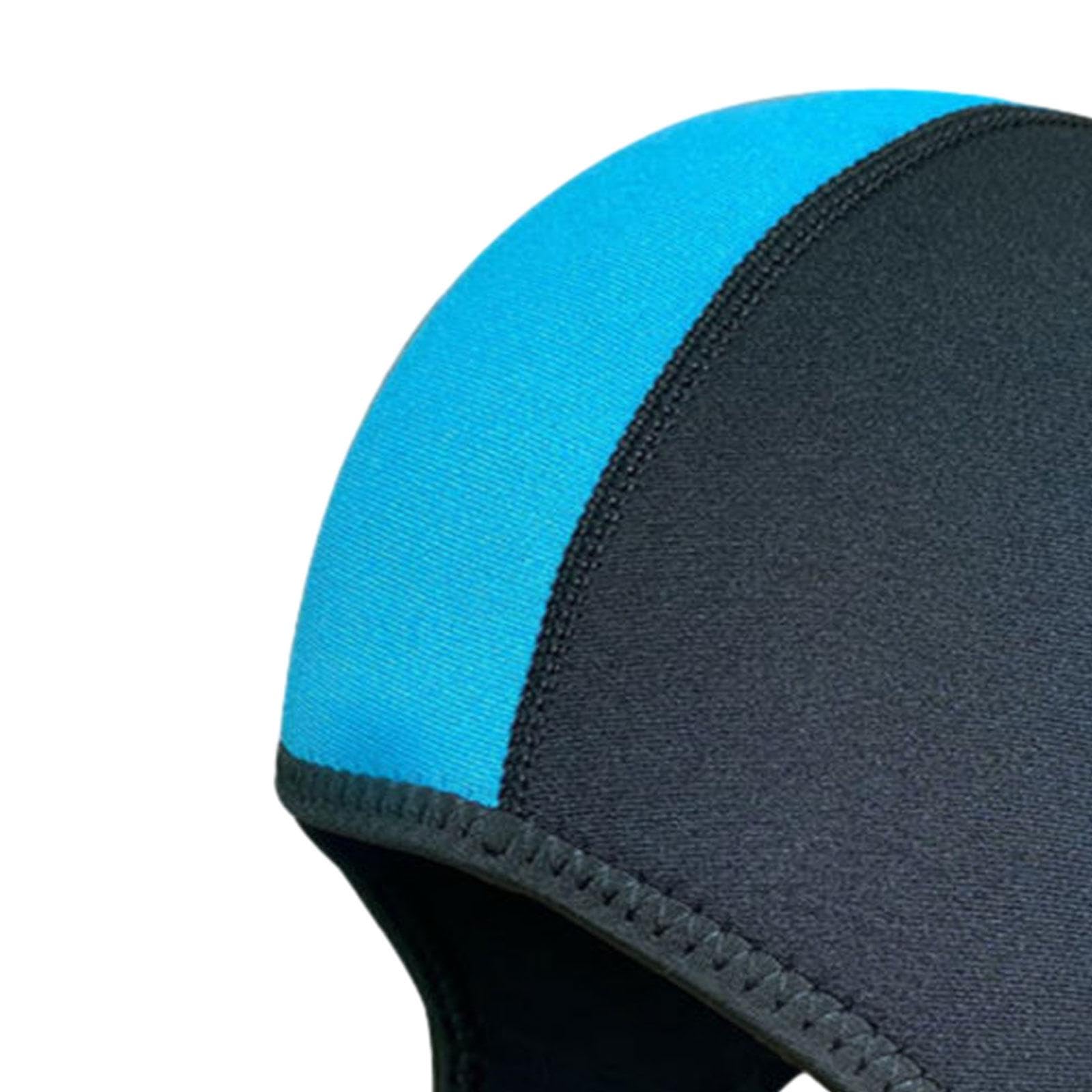 Cagoule de Plongée sous-Marine en Néoprène 3mm pour Hommes et Femmes, avec Mentonnière, Garde Au Chaud, Chapeau de Surf, Chapeau de Bain pour Canoë et