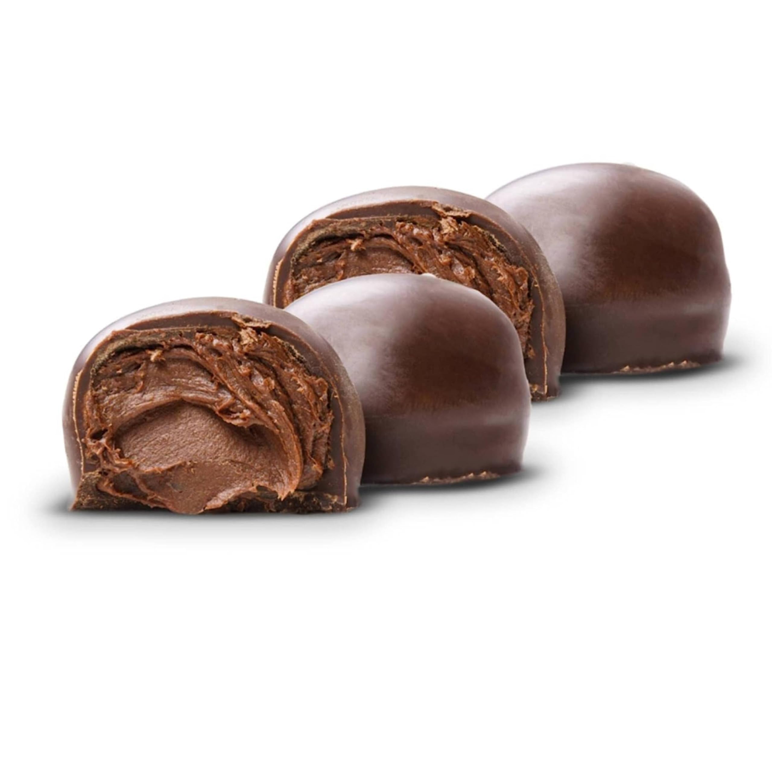 Andy Anand Dark Chocolate Italian Truffles (Cuneesi), Made In Italy, Assorted 4 Flavors, Flown Fresh By Air From Italy, Gluten Free, Gift Boxed - 24 Pieces