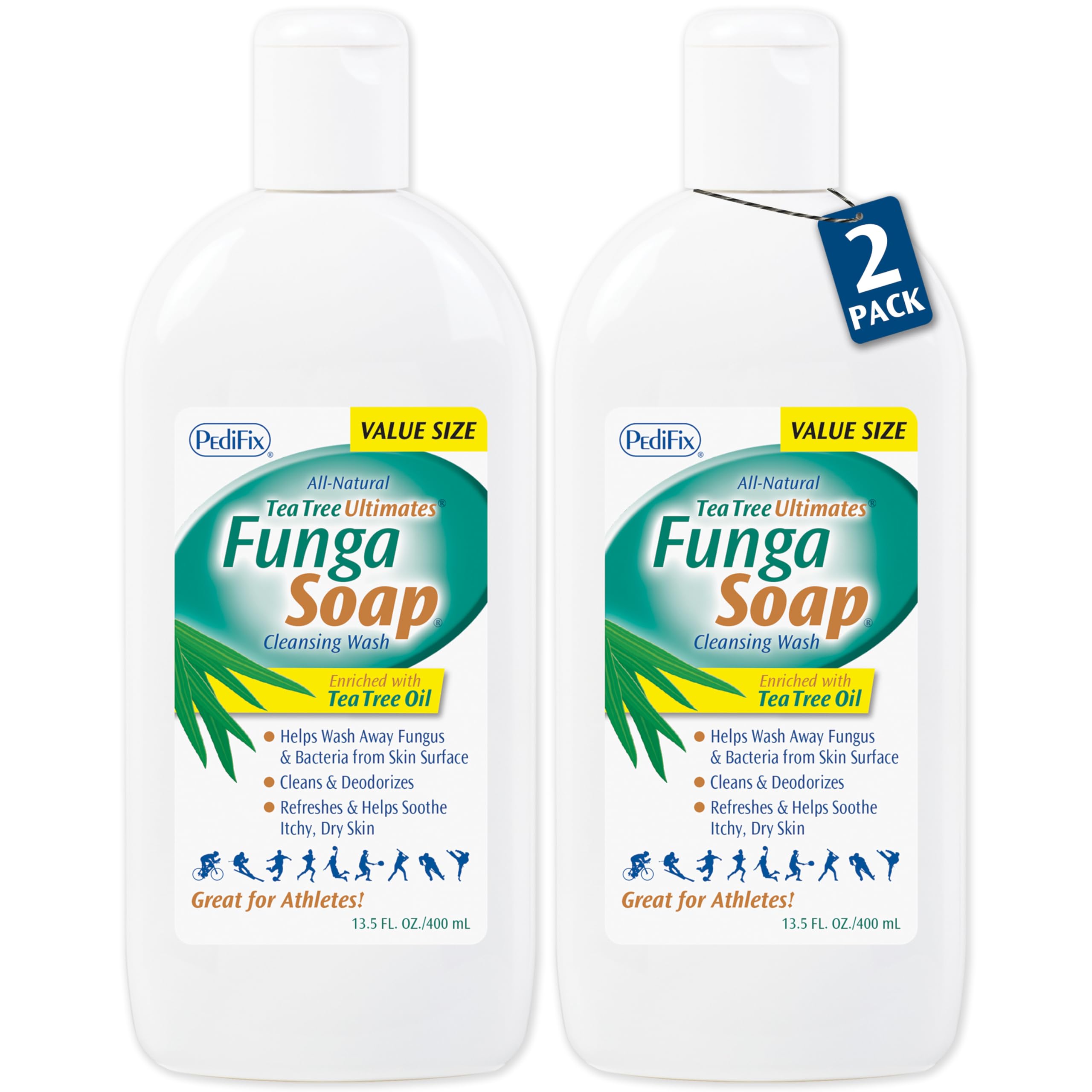 FungaSoap Cleansing Wash - 13.5 fl. oz (Packaging May Vary) (Pack of 2)