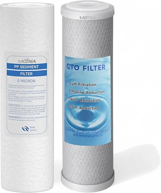 Kit Filtri Acqua 10" PP e CTO - Cartuccia Filtro Impianto Domestico