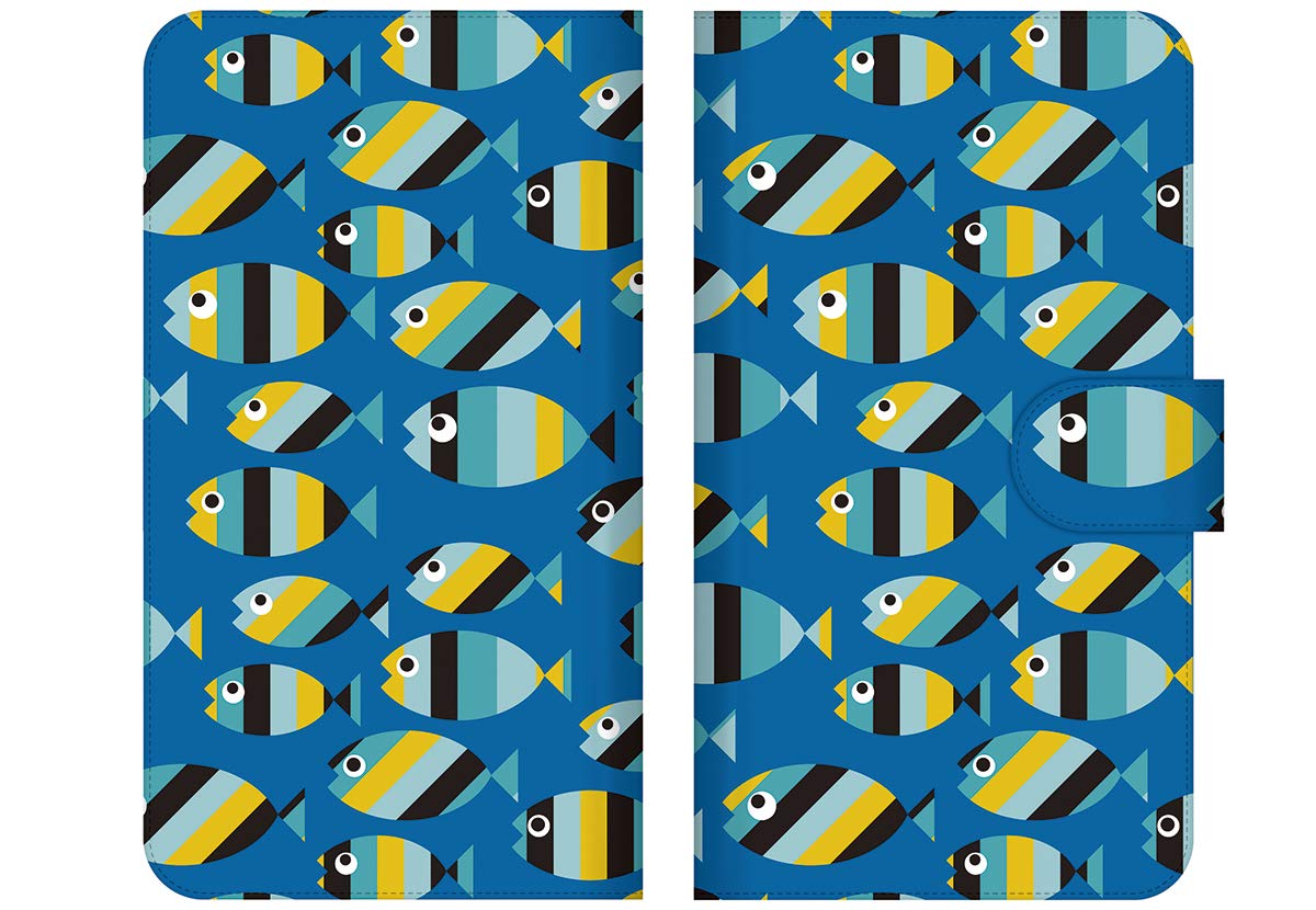 Amazon Co Jp Docomo Disney ディズニー Mobile On Docomo Sh 02g 専用 手帳 型 デザイン ケース カバー ベルト カメラ穴 あり ネイビー 完全受注生産 ポップ イラスト C29 魚 Nm2nv L Dmmog Poilc29 家電 カメラ