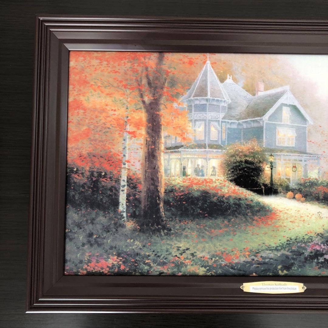 新品 トーマスキンケード 絵画 ライトアップ 光る イルミネーション 海外 秋 Amazon.co.jp: トーマスキンケード 絵画 ライトアップ る