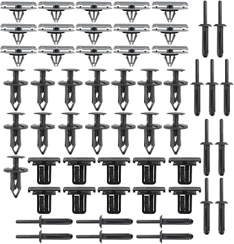 55pcs المصدات المتصاعدة عجلة الحاجز مقاطع مجموعة أدوات تناسب جيب ليبرتي 2006-2012 55157055AA 6503598 6506007AA 55156429AA
