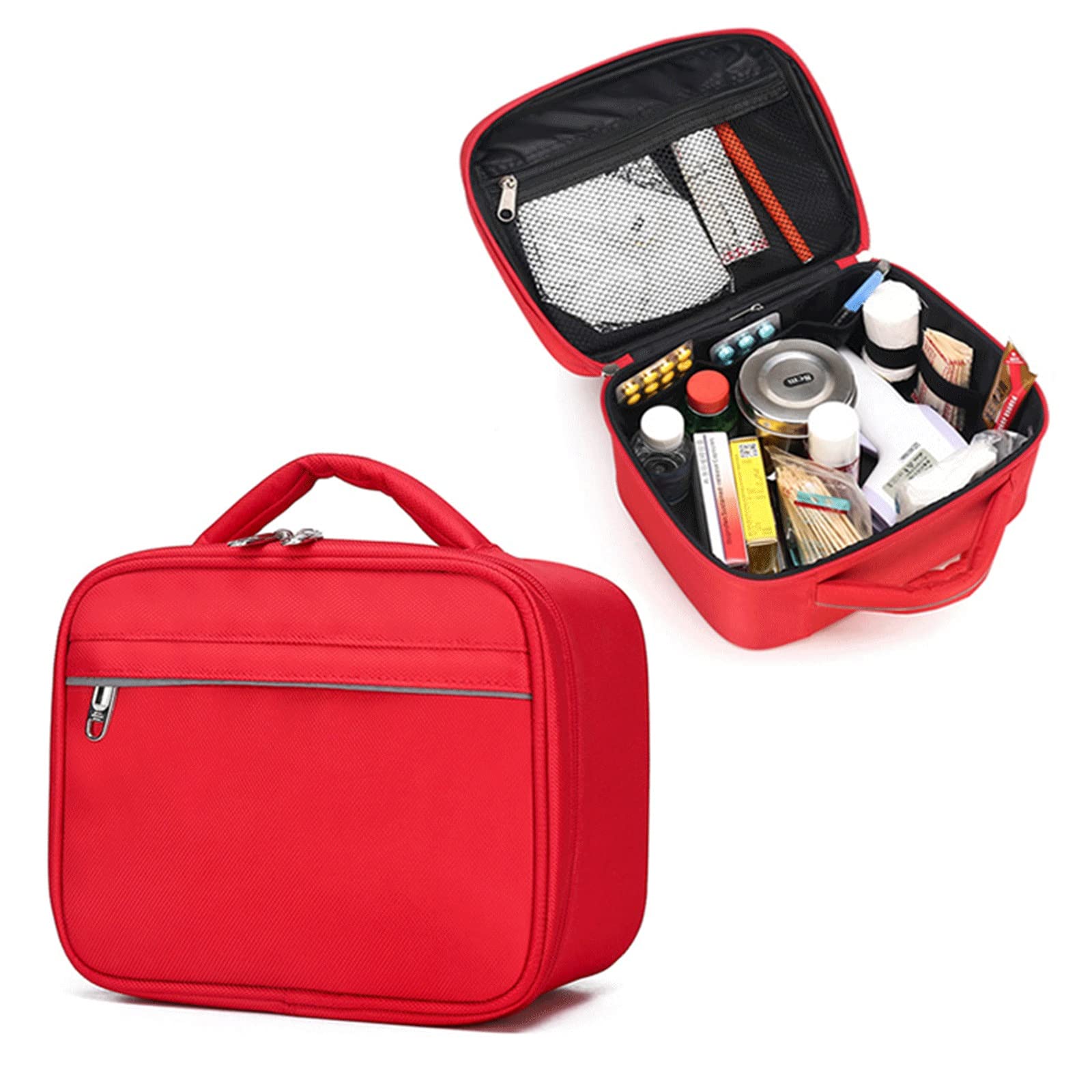 ETELIN Botiquín De Primeros Auxilios, Kit De Primeros Auxilios Bolsa Portátil Vacio Bolsa Médico De Emergencia Profesionales Bolsa para Emergencias para Suministros Médicos