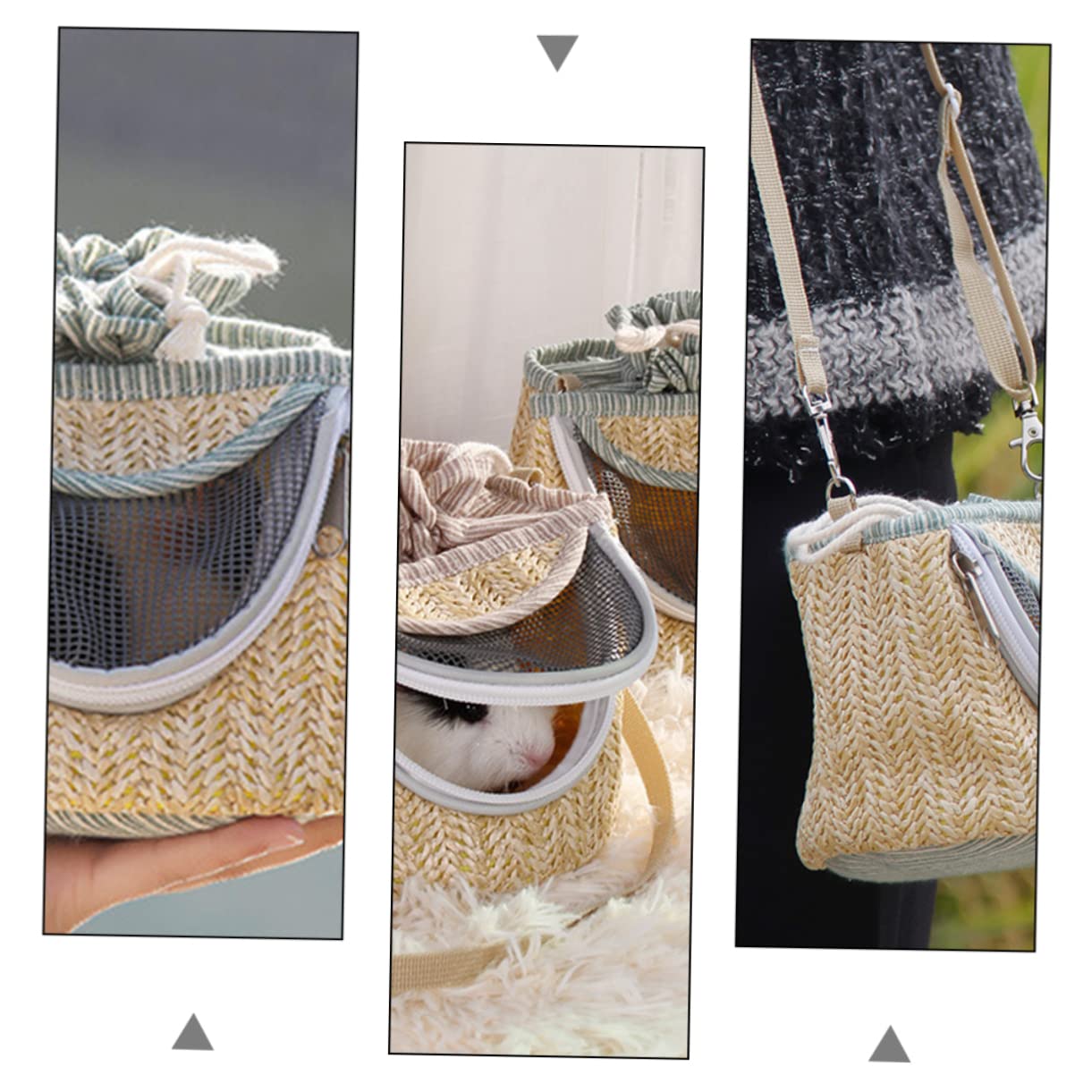 BESPORTBLE 1Pc Pet Carrier Bag Comfy Portable Hamster Nest with Window for Pets for Travel Random Color