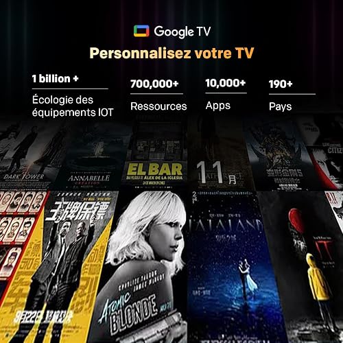 Metz 40 Pouces (100 cm) Smart TV FHD Google Television LED, Gen 6 QLED +, HDR 10 Dolby Audio Bluetooth 5,1 EyeCare Tuner DVB-T/T2/C/S/S2 CI+, 1.5GB RAM Amélioration (40MQH7000Y, 2026 Nouveau Modèle) - 8