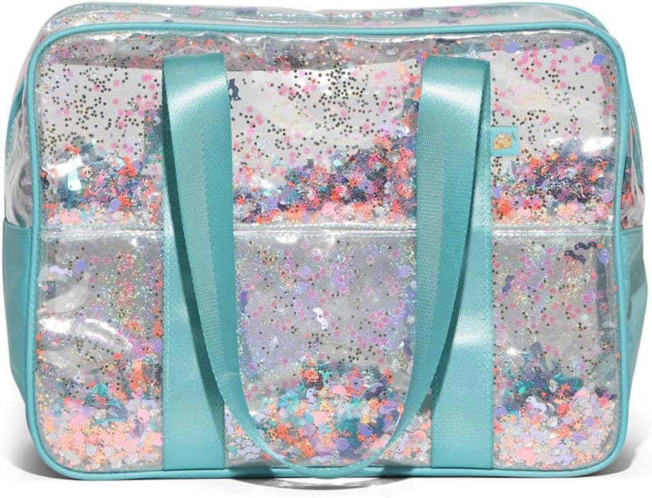 STITCHEESE Double Twinkle Beach Bag (Emerald Blue)