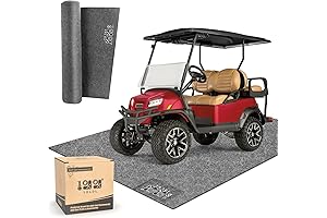 10L0L Golf Cart Premium Garage Floor Mat