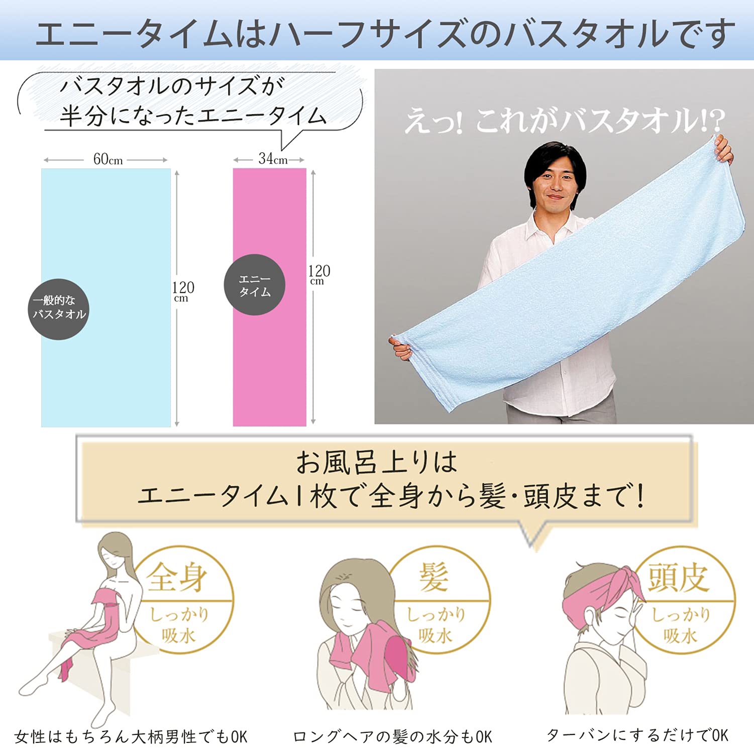 Amazon｜浅野撚糸 エアーかおる プリンセス ミルキーピンク 34×120cm 