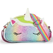 Toddler Girl Purse Birthday Gifts for 3 4 5 6 7 8 Year Old Girls Kids Rainbow Crossbody Bag Wallet for Travel Essentials