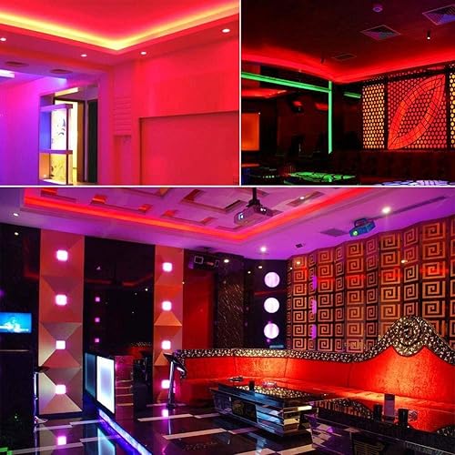 Miniatura 3 de Tira de luces LED de neón, cuerda de luz de neón LED, tira de luz flexible para exteriores, 13000LM DC 12V 16.4 pies 2835 600 luces LED de barra de