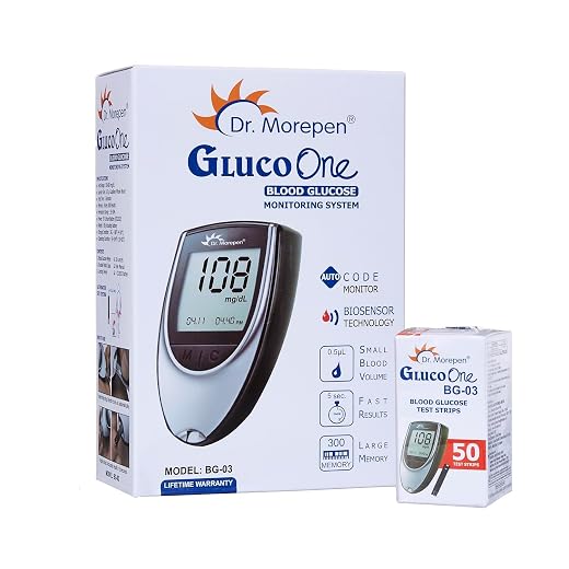 Dr. Morepen BG-03 Glucometer Combo