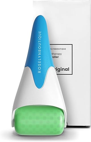 ROSELYNBOUTIQUE Rodillo de hielo de crioterapia para reducir las arrugas, hinchazón, masajeador Regalos para el cuidado de la piel, herramientas de