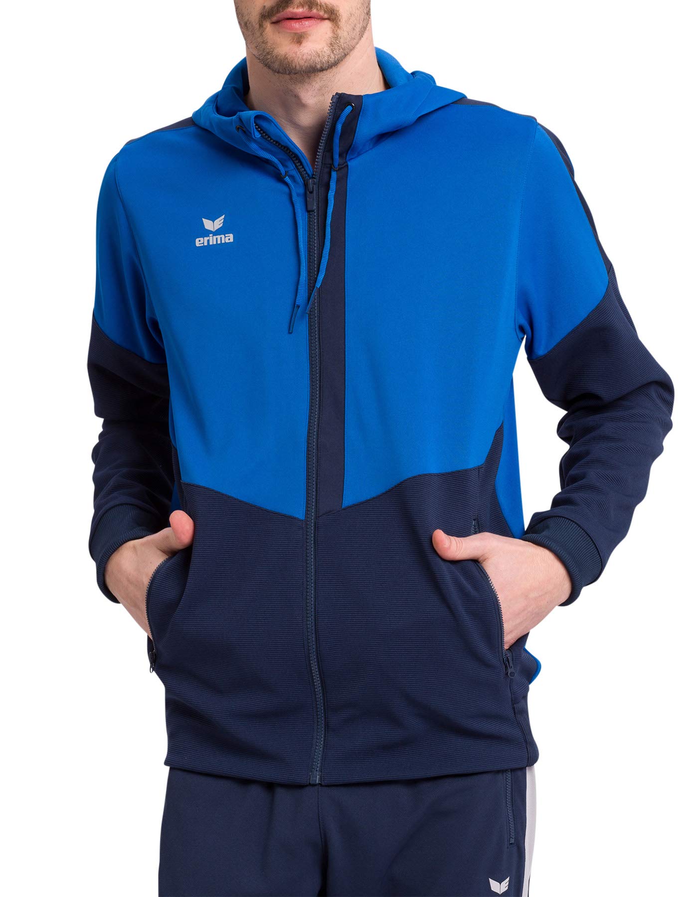 Erima Bleu Hooded Jacket Training