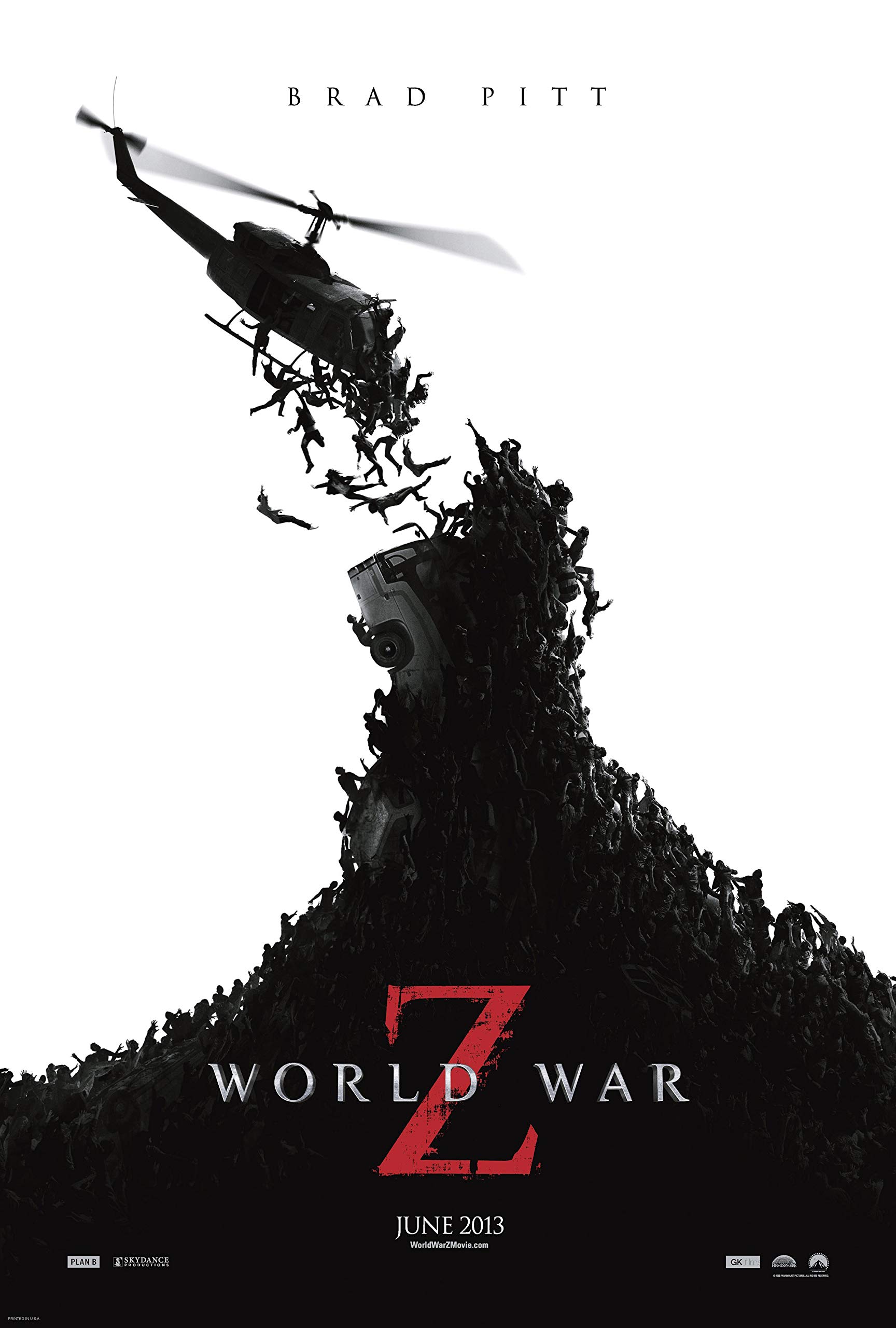 Tallenge - Hollywood Poster Collection -World War Z - Brad Pitt - Large Poster (Paper, 18 x 24 inches, MultiColour) (B07X3DBNVF) Amazon Price History, Amazon Price Tracker