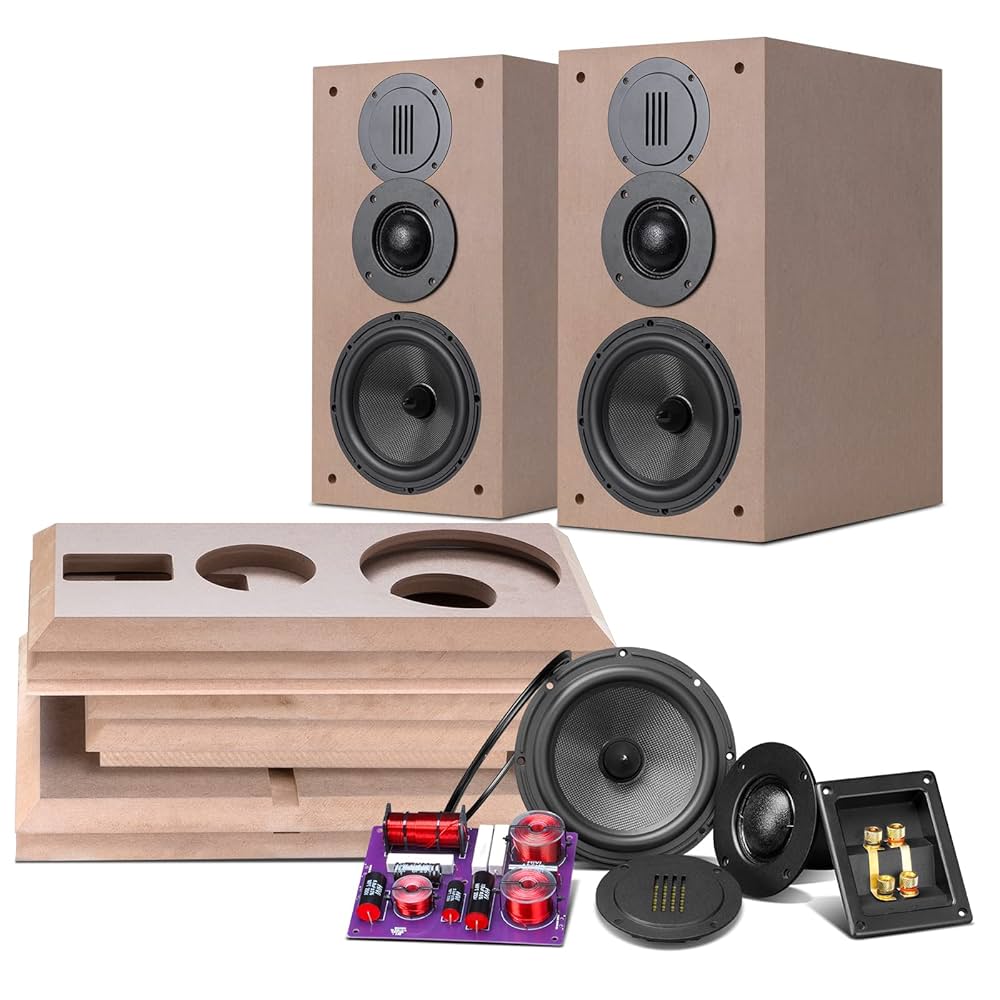 Swans M100MKII ブックシェルフスピーカー Amazon.co.jp: HiVi-Swans DIY 3ウェイパッシブブックシェルフ