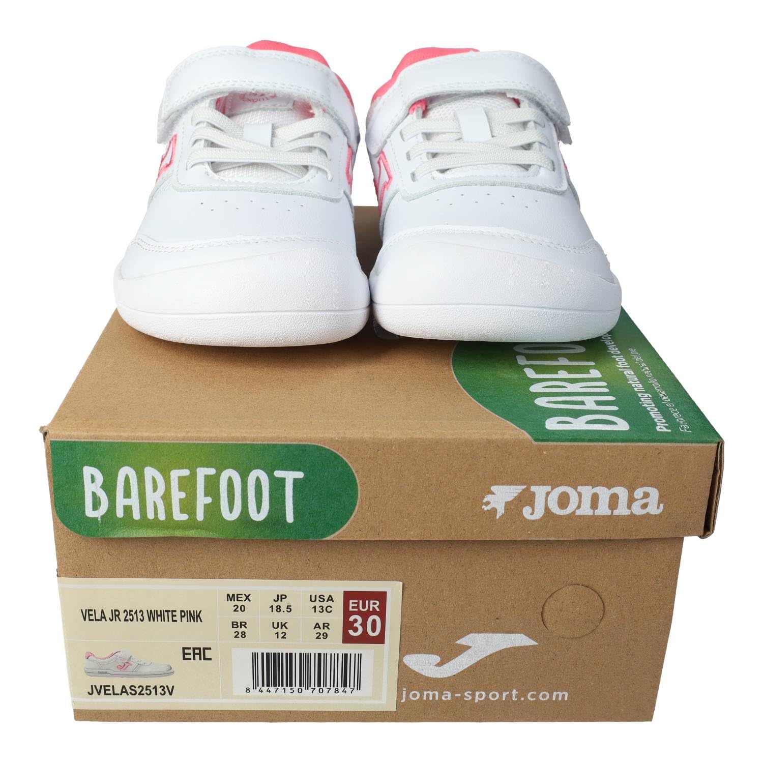 Joma Uniseks - dzieci Vela Jr 2513 Blanco Rosa BarefootAdidasy