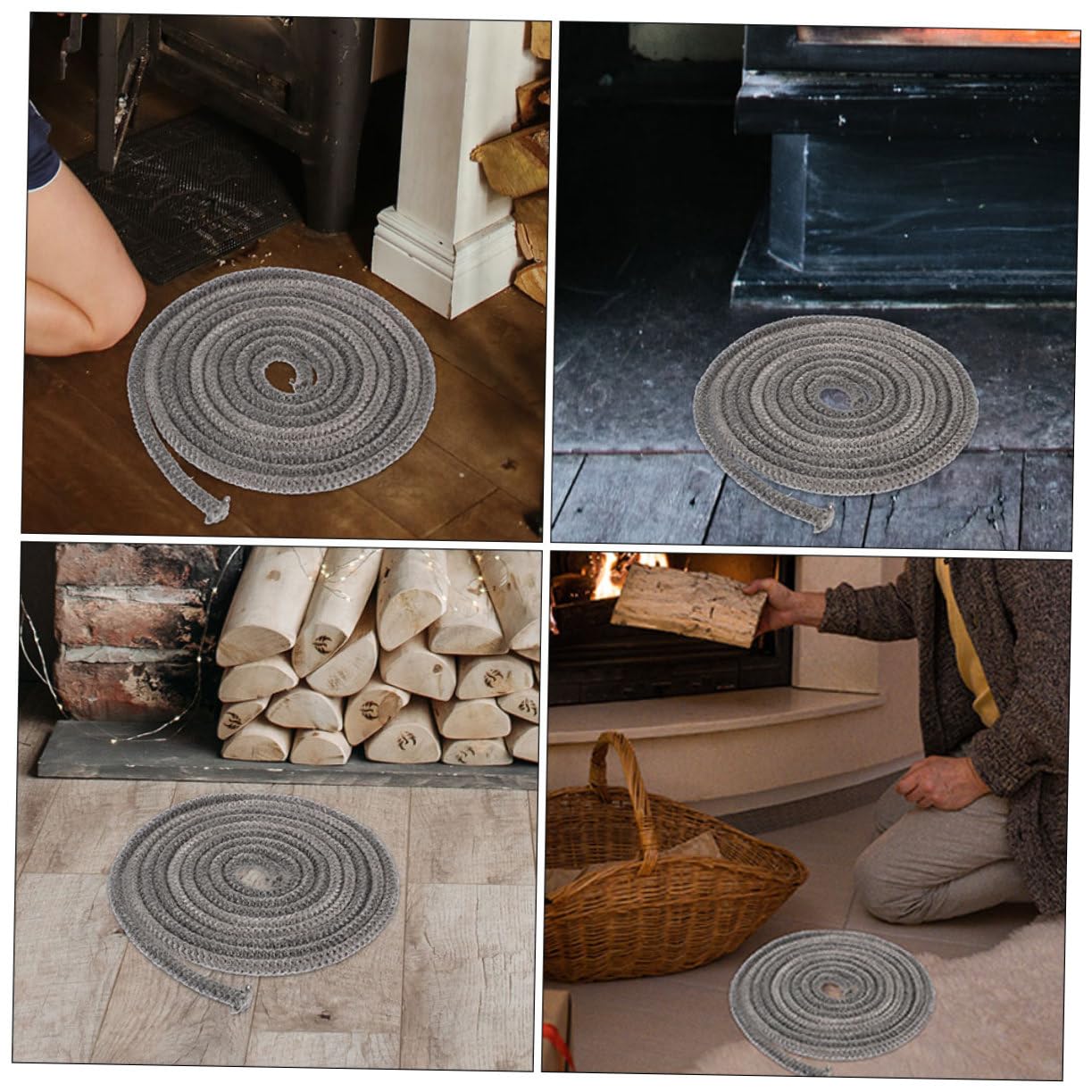 Happyyami 5piezas Cinta De Sellado Para Estufas De Diseño Autoadhesivo Resistente Altas Temperaturas Para Mejorar La Eficiencia La Cocina