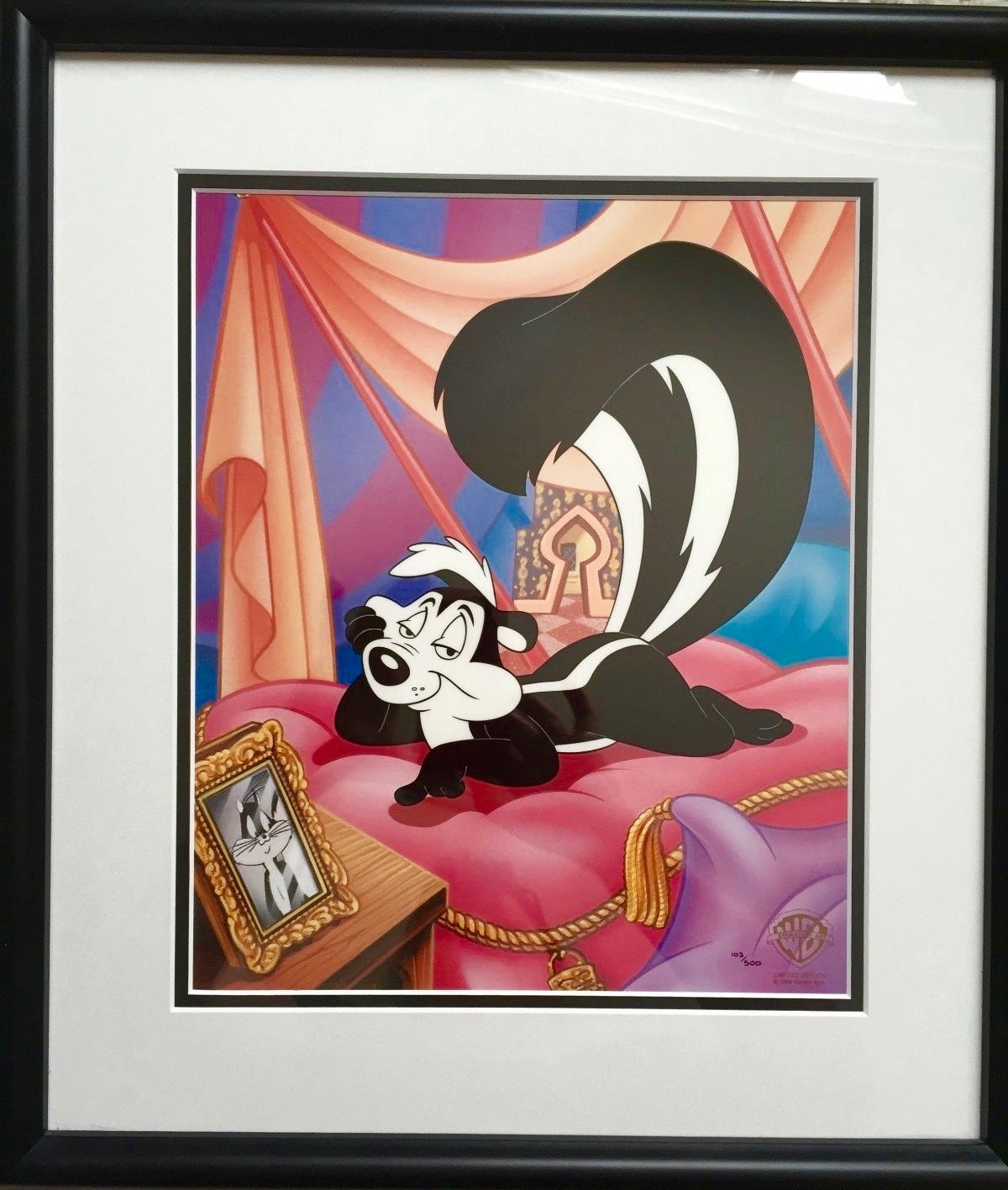 Buy Pepe Le Pew Warner Bros Cel "CLASSIC PEPE LE PEW" Rare Animation