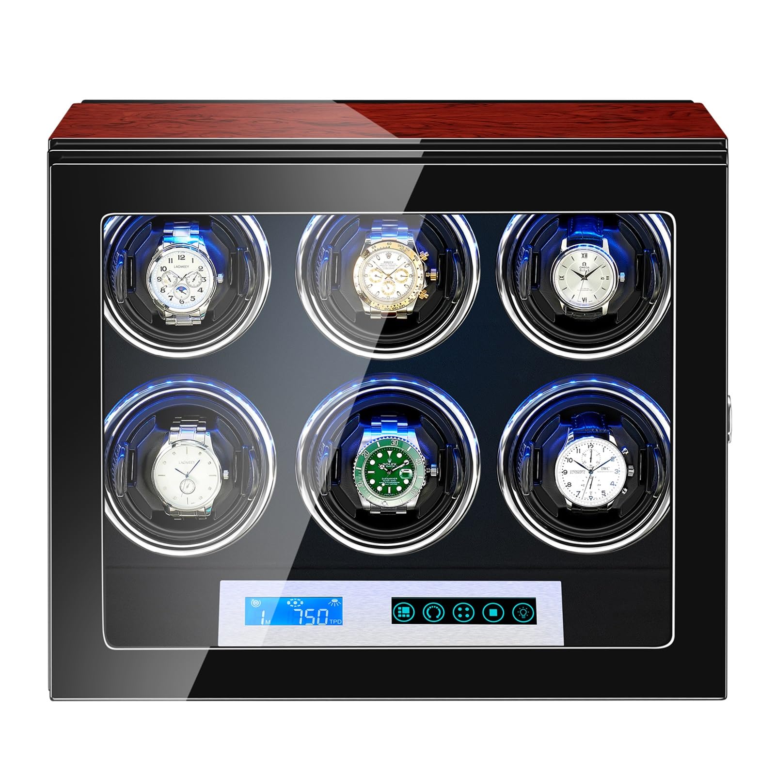 Remontoir automatique 6 montres pour maintenir vos calibres mecaniques a l'heure