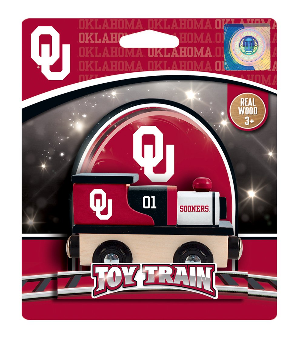 MasterPieces Wood Train Engine - NCAA Oklahoma Sooners - Officially Licensed Toddler &amp; Kids Toy