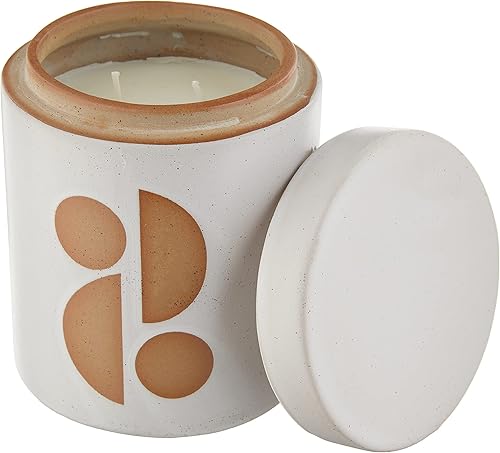 Paddywax Candles FR1203Z Form Collection - Vela perfumada 12 onzas flor de tabaco Mango mandarina, Ocean Rose & Bay, Palo Santo ante, Musgo español,