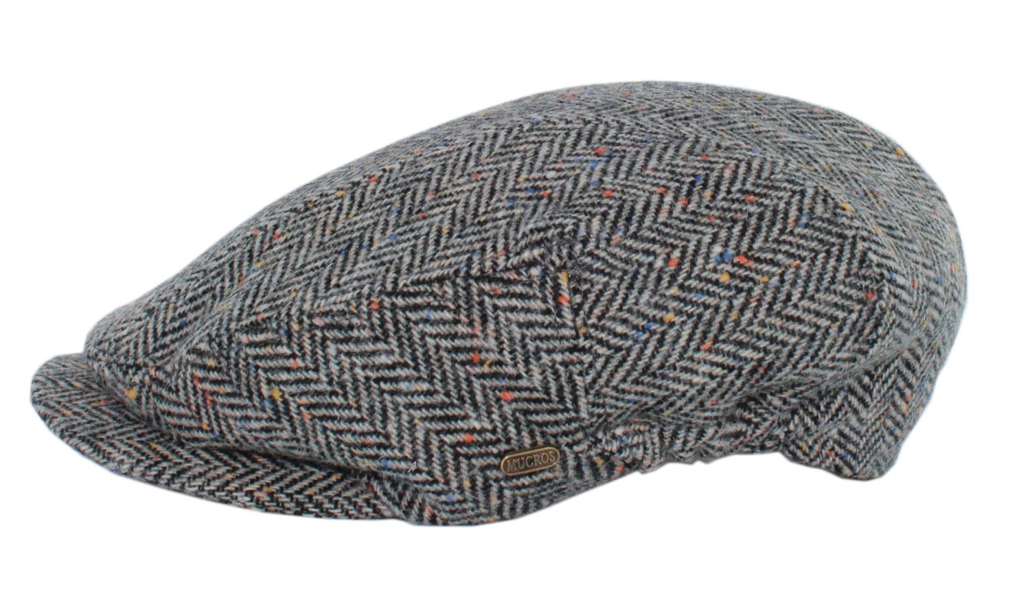 Mucros WeaversKerry Cap, Irish Hat for Men, Herringbone Wool
