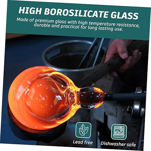 Miniatura 7 de ABOOFAN Jarra de agua de noche con vaso de cristal para la noche, jarra, juego de jarras de vidrio, juego de noche de 18.6 fl oz para bebida de