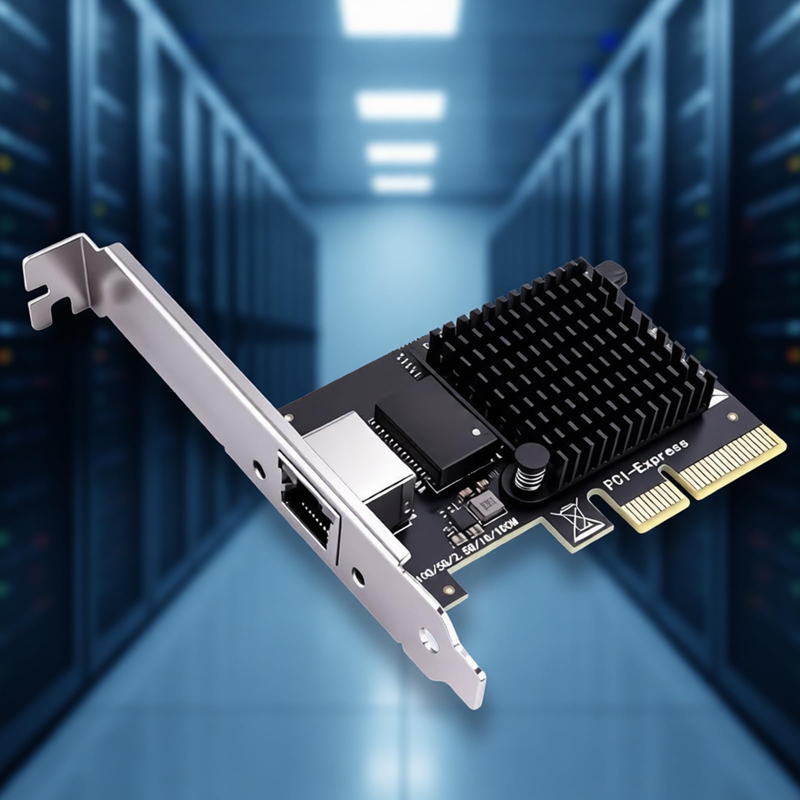 Metallo PCIe a 10Gbps RJ45 Ethernet Card per workstation e server con connessione stabile