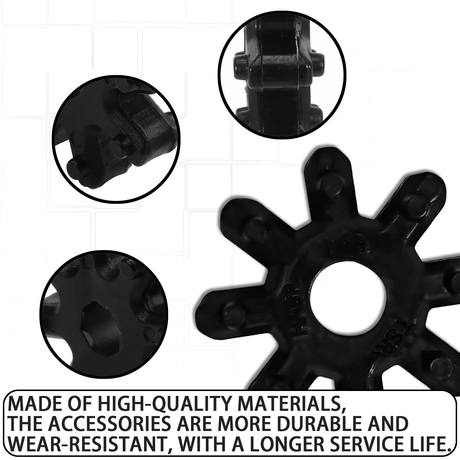 8 Raccords Flexibles Colonne Direction 563152K000FFF - Anti-Vibration/Bruit - Compatible Hyundai Elantra/Kia Forte